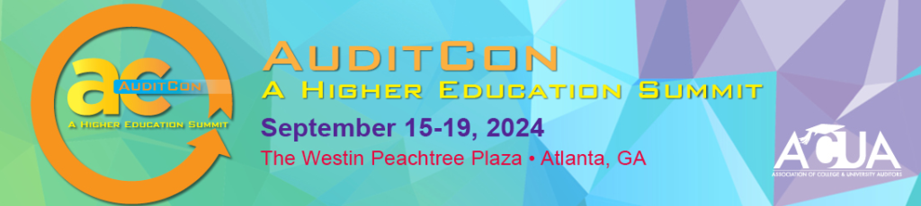 Auditcon Ethics Suite at ACUA's AuditCon 2024 September 15-19, 2024 - Ethics Suite