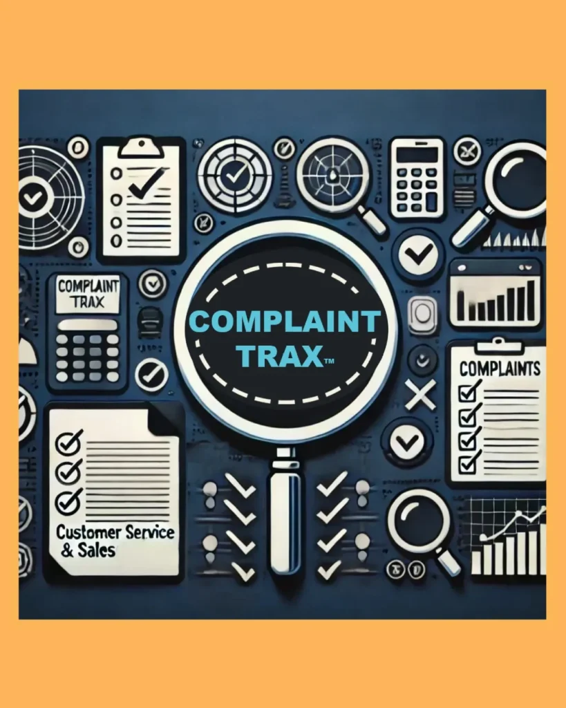 a magnifying glass with the words complaints written on it